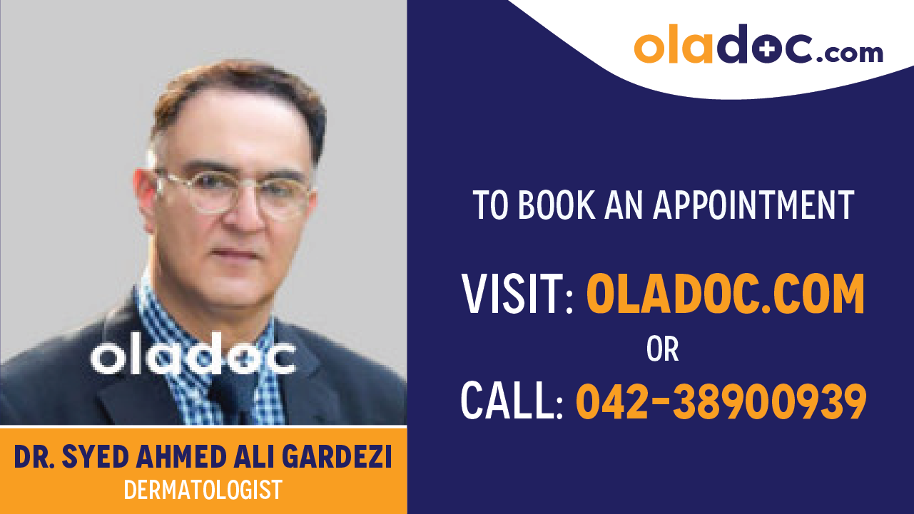 Book appointment with Dr.Syed Ahmed Ali Gardezi-best Dermatologist in Lahore